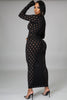 Hollowed Out Midi Dress