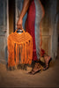 Fringe Clutch- Orange